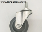 BÁNH XE TPR XÁM 100*32 XOAY M12